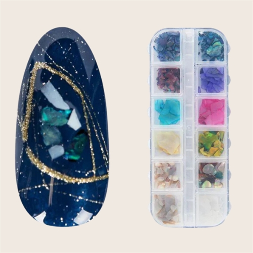 Shell Fragments Nail Art Dekoration